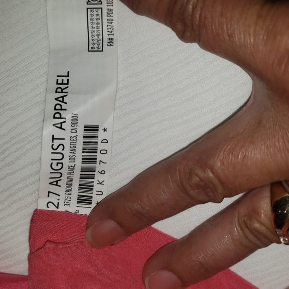 FREE THE ROSE Elegant Pink Sleeveless Dress,Sise XS - Picture 7 of 8